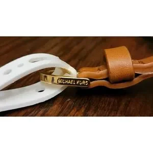 Michael Kors Bags Michael Kors Signature Mk Leather Fanny Pack Belt Bag 55749c Beigebrown Size M Poshmark